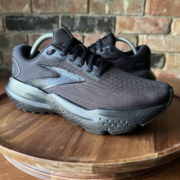 Brooks Glycerin GTS 21 Supportive Women's 7 Black Road Running Shoes Sneakers - Picture 2 of 16